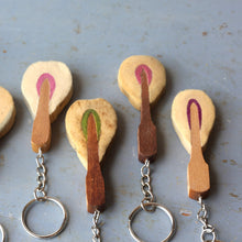 Load image into Gallery viewer, Reclaimed Piano Hammer Keychains