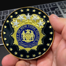 Load image into Gallery viewer, BL2-003A Blue Bloods NYPD Commissioner Frank Reagan Police Officer Tom Selleck Challenge Coin