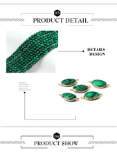 Load image into Gallery viewer, Malachite Gemstone Braided Bracelet