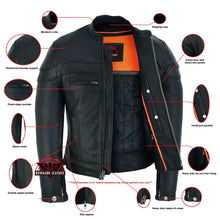 Load image into Gallery viewer, Men's Tall Sporty Scooter Jacket – Naked Cowhide