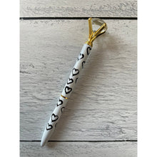Load image into Gallery viewer, Heart Gem Pen in Gift Box | Jewel-Topped Gift Pen | Box Reads "Sealed with a Kiss"