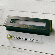 Load image into Gallery viewer, Heart Gem Pen in Gift Box | Jewel-Topped Gift Pen | Box Reads "Sealed with a Kiss"
