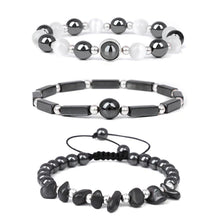 Load image into Gallery viewer, Hematite Slimming &amp; Protection Bracelet Pack