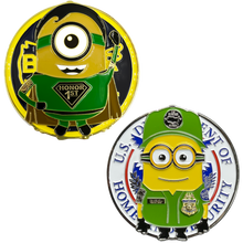 Load image into Gallery viewer, G-008 Border Patrol Agent Honor 1st Thin Green Line Hero BPA Challenge Coin
