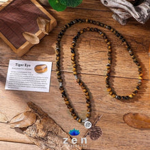 Load image into Gallery viewer, Charms Tiger Eye Stone Mala | Protection