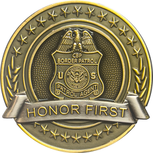 Load image into Gallery viewer, H-009 Border Patrol Agent 100th Anniversary Centennial Honor First CBP USBP Challenge Coin