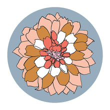 Load image into Gallery viewer, Houndstooth &amp; Flower Ceramic Coaster Set of 4