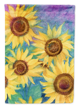 Load image into Gallery viewer, Sunflowers and Purple Flag Canvas House Size IBD0247CHF