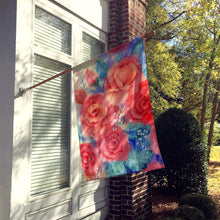 Load image into Gallery viewer, Roses Flag Canvas House Size IBD0251CHF