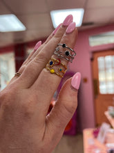 Load image into Gallery viewer, Adjustable Moon and Sun Titanium Ring