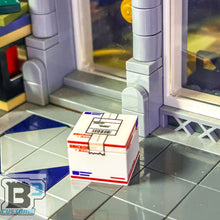 Load image into Gallery viewer, USPS Priority Shipping Box - Custom Printed made using LEGO parts