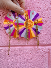 Load image into Gallery viewer, Titanium Beaded Chain Earrings