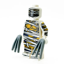 Load image into Gallery viewer, CLAWS as Mummy Minifig made using LEGO parts