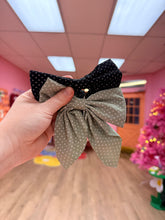 Load image into Gallery viewer, Polka Dot Hair Bow Clip