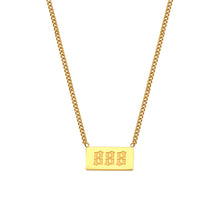Load image into Gallery viewer, Engraved Angel Number Necklace