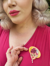 Load image into Gallery viewer, Elizabeth Brooch by Marla VonDuta x Lipstick &amp; Chrome