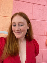 Load image into Gallery viewer, Beaded Muffin Drop Earrings