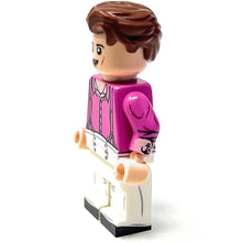 Load image into Gallery viewer, Harry Tiles Custom Musician Minifig w/ Concert Poster (Fine Line Tour)