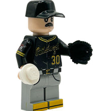 Load image into Gallery viewer, Black Baseball Glove (Left Hand) for Minifig [3D Printed]