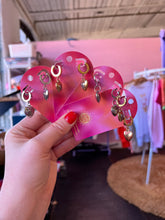 Load image into Gallery viewer, Titanium Puff Heart Earrings