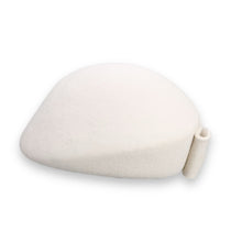 Load image into Gallery viewer, The Head-Turner Structured Beret by Lipstick &amp; Chrome -WHITE