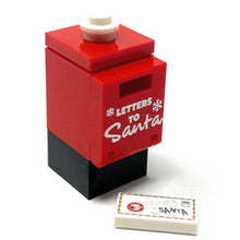 Load image into Gallery viewer, Letter to Santa Mailbox and Envelope made using LEGO parts - B3 Customs