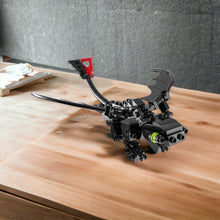 Load image into Gallery viewer, Night Dragon - Custom MOC made using LEGO parts