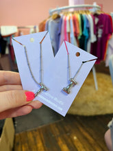 Load image into Gallery viewer, Silver Balloon letter Necklace