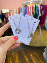 Load image into Gallery viewer, Silver Balloon letter Necklace