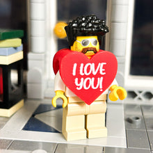 Load image into Gallery viewer, I Love You Heart Minifig Costume Part [3D Printed]