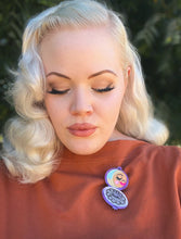 Load image into Gallery viewer, Secret Admirer Brooch RED by Asia Ellington x Lipstick &amp; Chrome