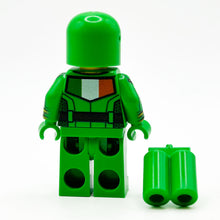 Load image into Gallery viewer, Green Shamrock Irish Classic Spaceman Minifig