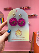 Load image into Gallery viewer, Painted Word Earrings