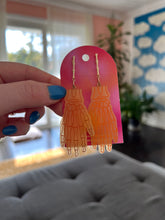 Load image into Gallery viewer, Glow-In-The-Dark Lazy Bones Earrings