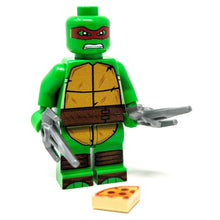 Load image into Gallery viewer, Raph Red Fighter Turtle - Custom Minifig made using LEGO parts