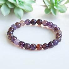 Load image into Gallery viewer, Color Therapy White &amp; Coffee Agate Crystal Bracelet