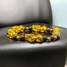 Load image into Gallery viewer, Natural Garnet Luck &amp; Good Fortune Bracelet