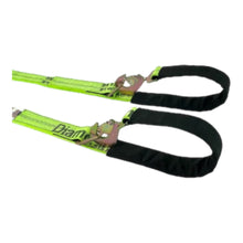 Load image into Gallery viewer, 2" x 56" Tow V-Bridle Strap w/ Twisted Snap Hooks &amp; D-Rings | DiamondWeave™