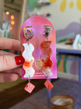 Load image into Gallery viewer, Squiggle Cutie Acrylic Earrings