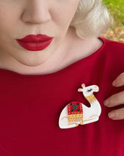 Load image into Gallery viewer, Desert Dreams Camel Brooch by 50's Vintage Dame x Lipstick &amp; Chrome
