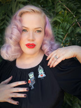 Load image into Gallery viewer, Frankenstomp Brooch by Johanna Parker x Lipstick &amp; Chrome