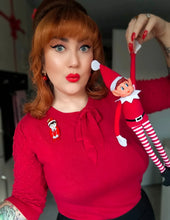 Load image into Gallery viewer, Merry Mischief Brooch by 50's Vintage Dame x Lipstick &amp; Chrome