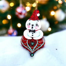 Load image into Gallery viewer, Spooky Ghostie Spookmas Brooch by Lipstick &amp; Chrome x Johanna Parker