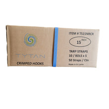 Load image into Gallery viewer, Rubber Tarp Straps w/ Crimped S Hooks BOX OF 50 | LENGTH OPTIONS