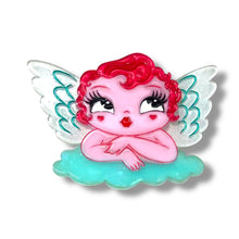Load image into Gallery viewer, Mini Matchmaker Brooch by Miss Fluff x Lipstick &amp; Chrome