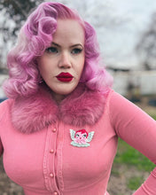 Load image into Gallery viewer, Mini Matchmaker Brooch by Miss Fluff x Lipstick &amp; Chrome