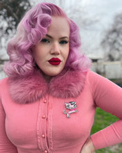 Load image into Gallery viewer, Bad Kitty Brooch by Miss Fluff x Lipstick &amp; Chrome