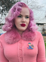 Load image into Gallery viewer, Happy Mail Brooch by 50's Vintage Dame x Lipstick &amp; Chrome