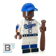 Load image into Gallery viewer, #42 Robinson Brookyln Baseball Player Minifig - B3 Customs