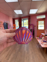 Load image into Gallery viewer, Seashell Travel Mirror